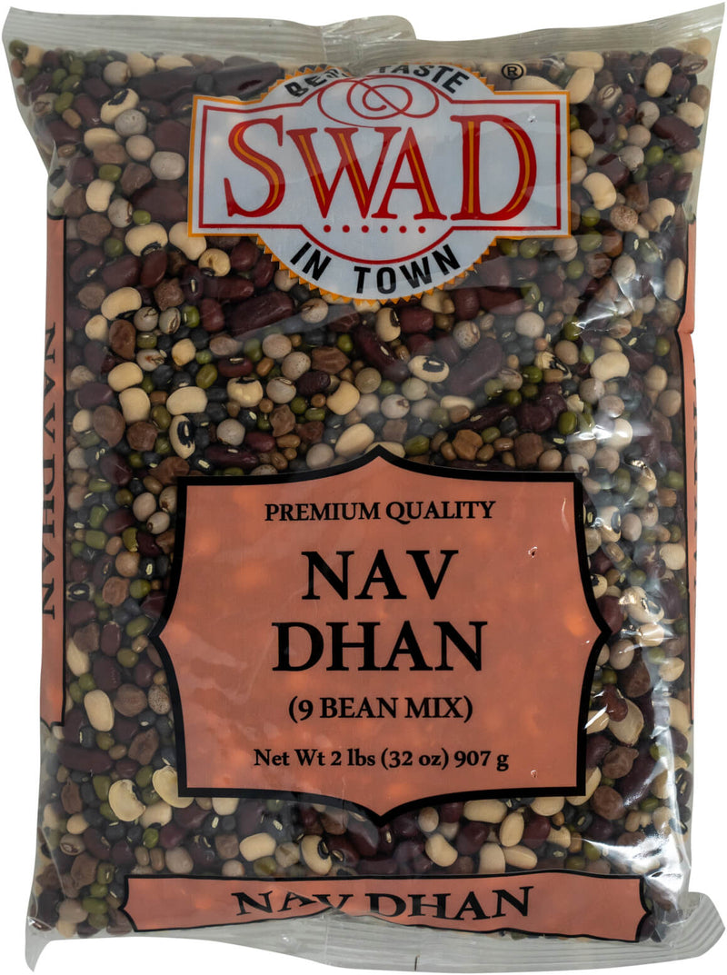 Swad Nav Dhan, 9 Bean Mix, 2lb