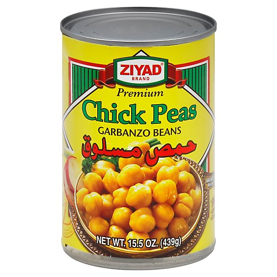 Ziyad Chick Peas Garbanzo Beans 15.5oz