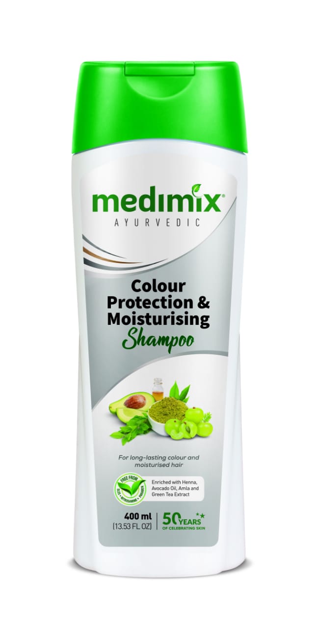 Medimix Ayurvedic Colour Protection & Moisturising Shampoo, 400ml
