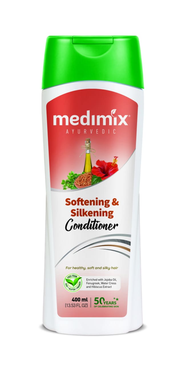 Medimix Ayurvedic Softening & Silkening  Conditioner, 400ml