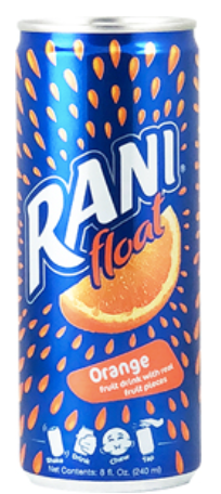 Rani Float Pulp Juice, Orange, 8 fl.oz