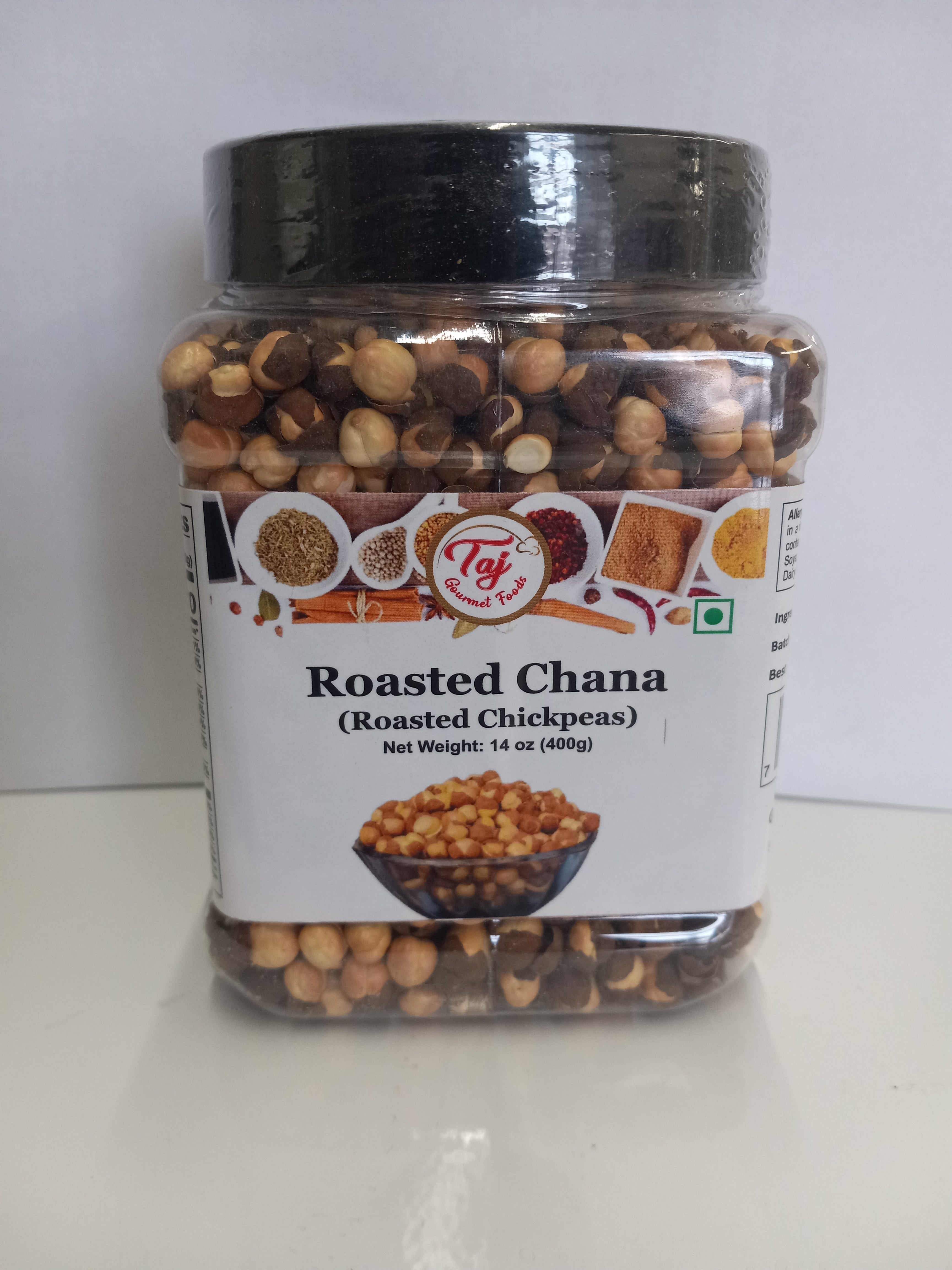 chanaページ TAJ Roasted Chana Plain, 400g (Pouch)