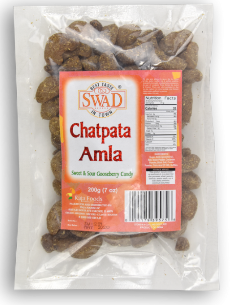 Swad Chatpata Amla, Sweet and Sour Gooseberry Candy 7oz(200g)