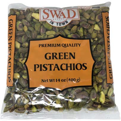 Swad Green Pistachios, Pista, 14oz (400g)