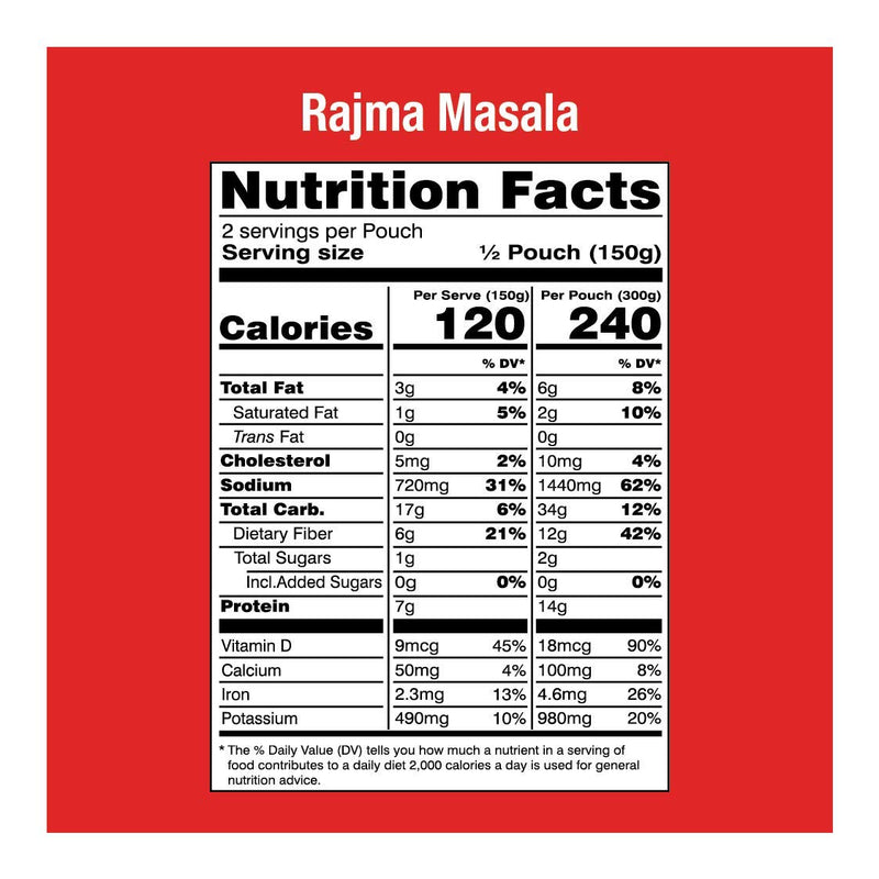 MTR Ready to Eat - Rajma Masala 10.58oz (300g)