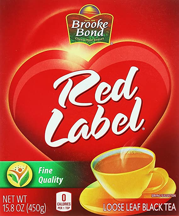 Brooke Bond Red Label Loose Leaf Black Tea,  450g (15.8oz)