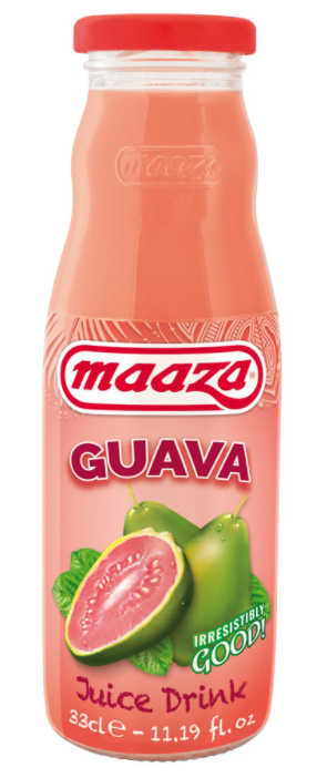 Maaza, Guava Juice Drink. 33cl (11.19fl oz)