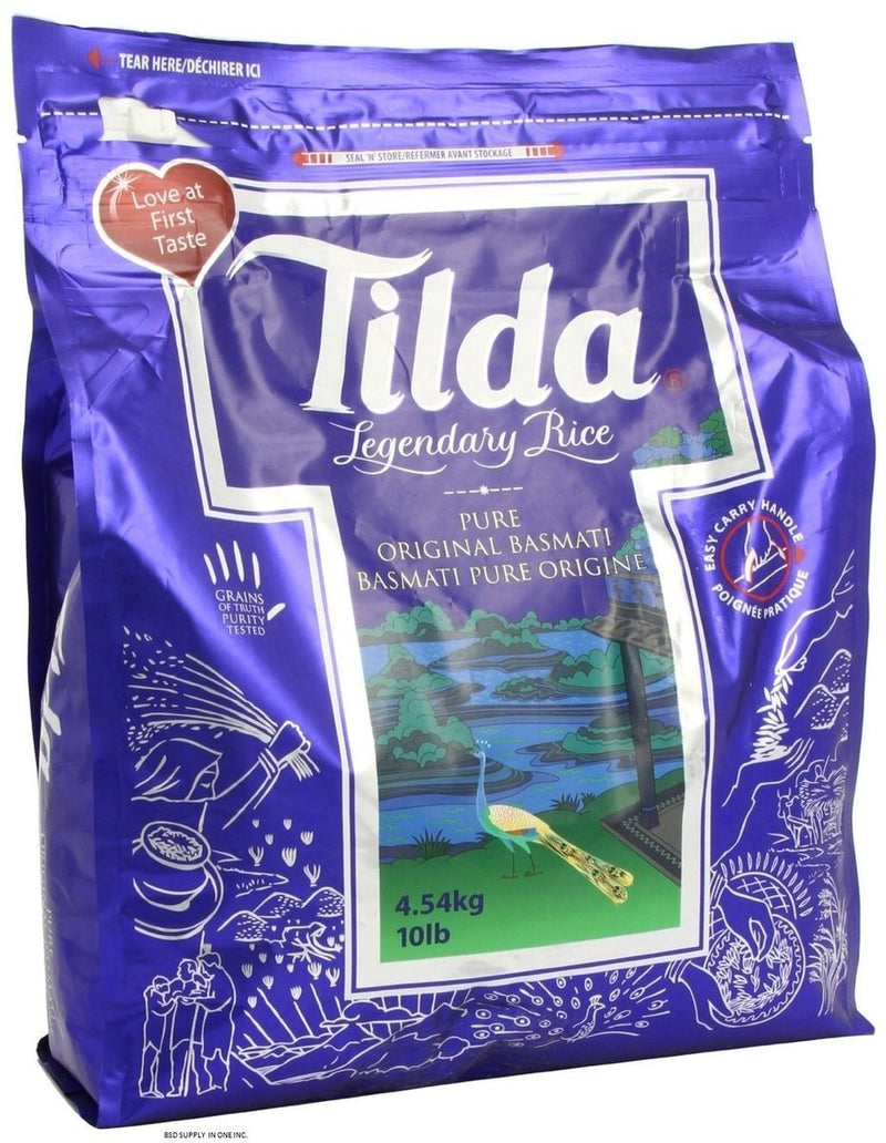 Tilda Legendary Rice, Pure Original Basmati, 10-Pounds