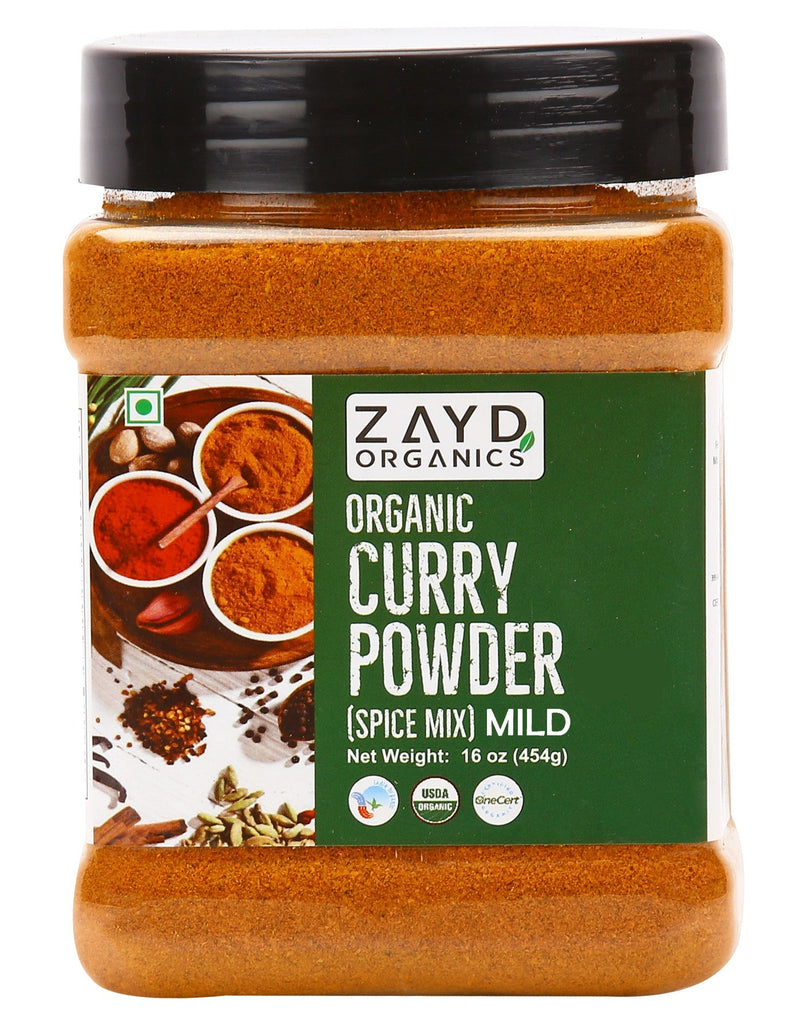 Zayd Organic Curry Powder Mild 16oz, USDA Organic Certified