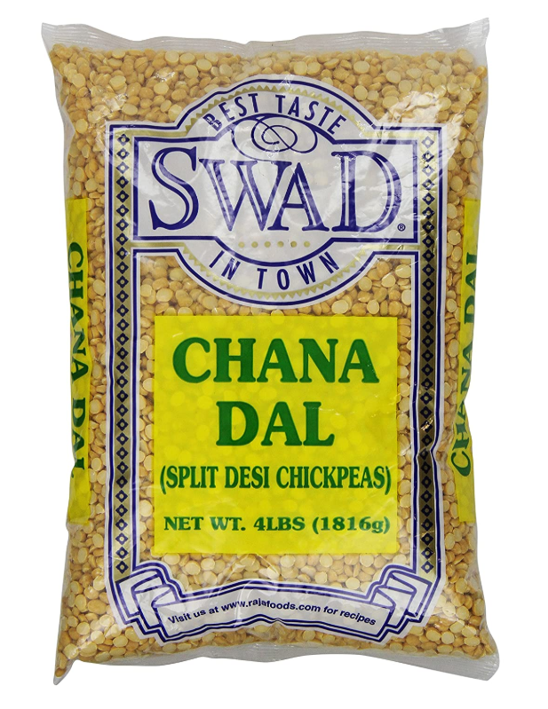 Swad Chana Dal (Split Desi Chickpeas), 4-Pounds