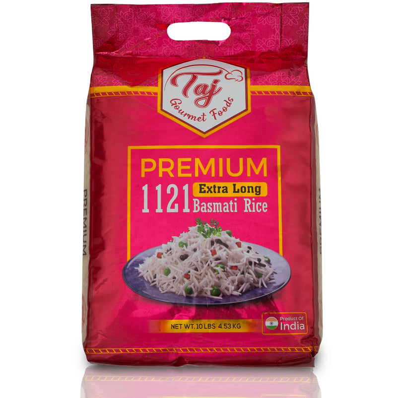 TAJ Premium 1121 Basmati Rice, Extra Long Grain