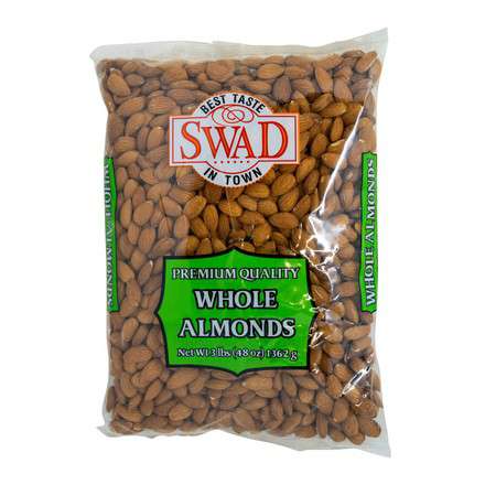 Swad Whole Almonds, 3lbs