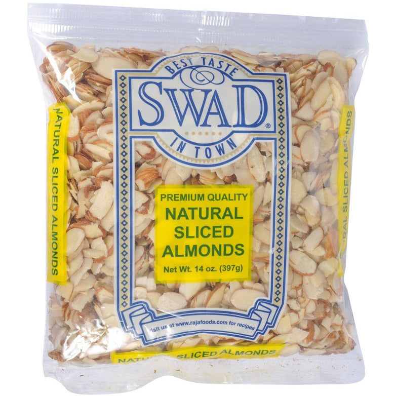 Swad Almonds Natural Sliced, 14oz
