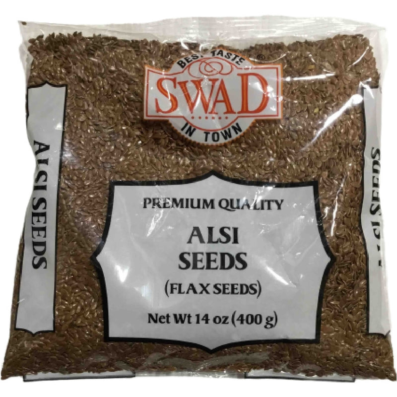 Swad Alsi Seeds, Flax Seeds, 14oz