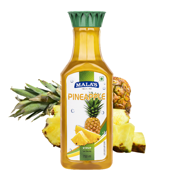 Mala's Pineapple Syrup Bottle - 750ml