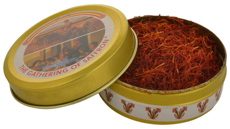 The Gathering Of Saffron Superior Saffron Threads Premium grade Saffron Spice for Paella, Risotto, Tea's, and all Culinary Uses (28.37g) 1oz