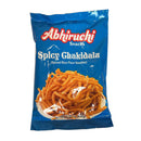 Abhiruchi Snacks, Spicy Chakidalu (Thick Sev) , 7oz