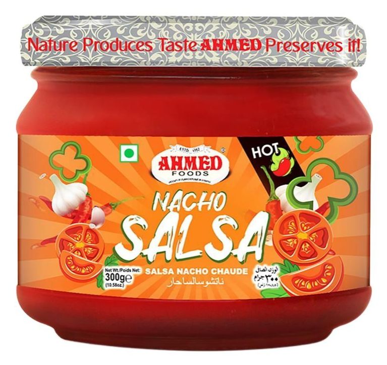 Ahmed Nacho Salsa Hot 300g