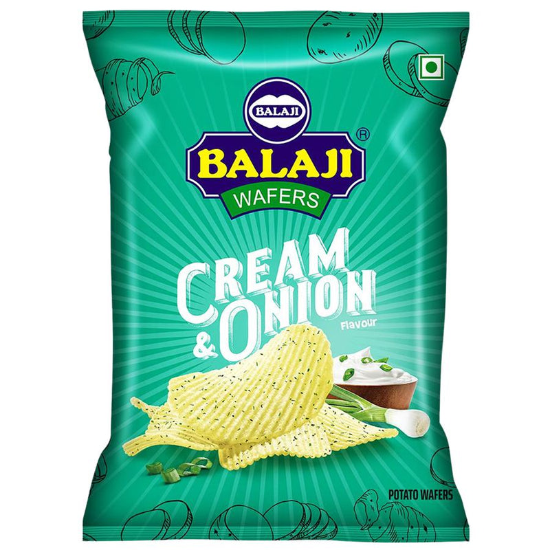Balaji Cream & Onion Chips, 135g