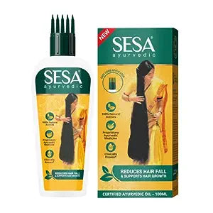 Sesa Ayurvedic Hair Oil, 200ml + Free 100ml Shampoo