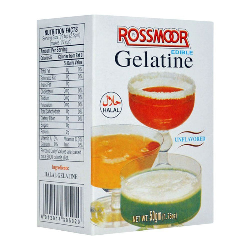 Rossmoor Edible Gelatine, Unflavored, 50g