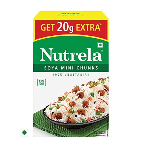 Nutrela Soya Mini Chunks (100% Vegetarian), 220g