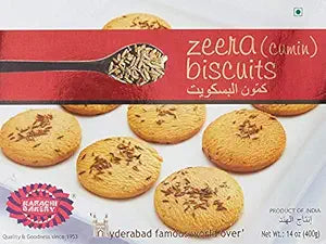 Karachi Bakery Zeera Biscuit (Jeera, Cumin) 400g