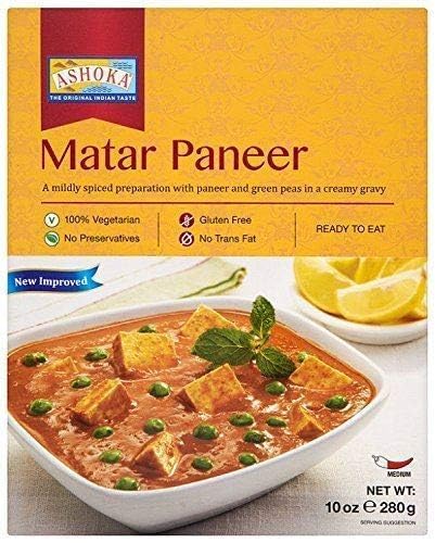 Ashoka RTE Matar Paneer Curry 280g