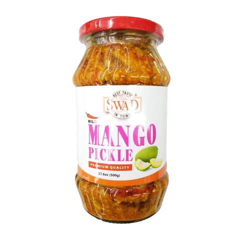 Swad Mango Pickle (Hot) 17.06oz (500g)