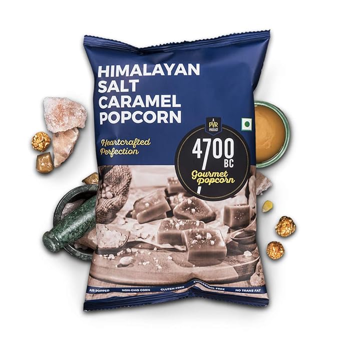 4700bc Himalayan Salt Caramel Popcorn, 125g Pouch