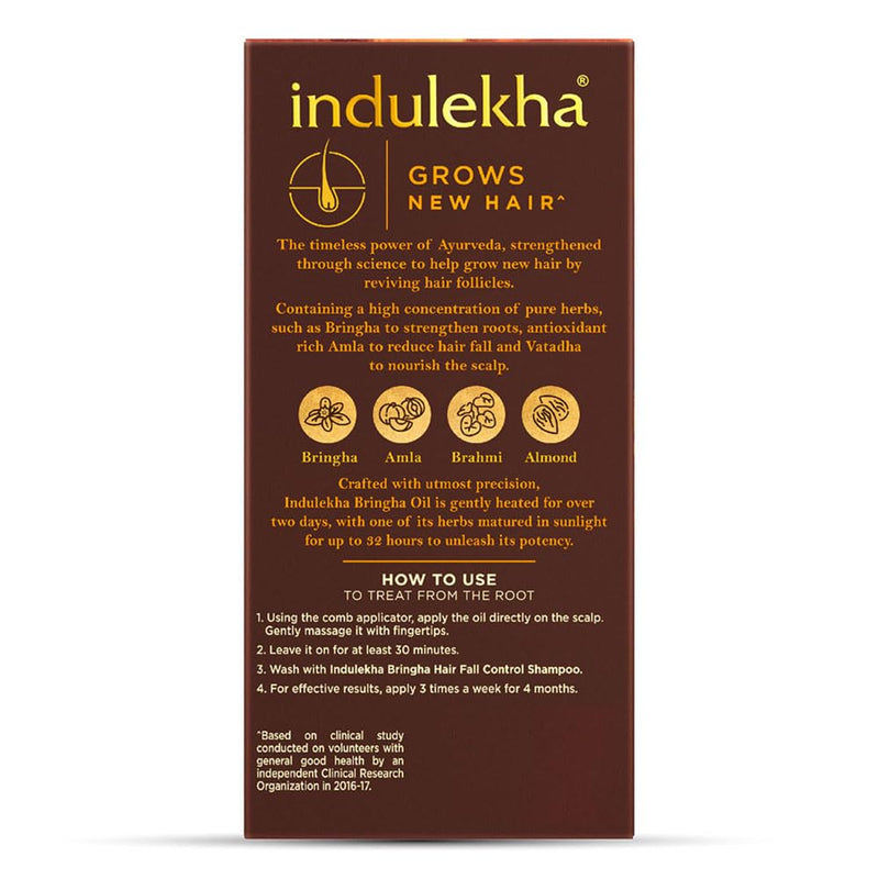 Indulekha Bringha Hair Oil Selfie Bottle, 100Ml