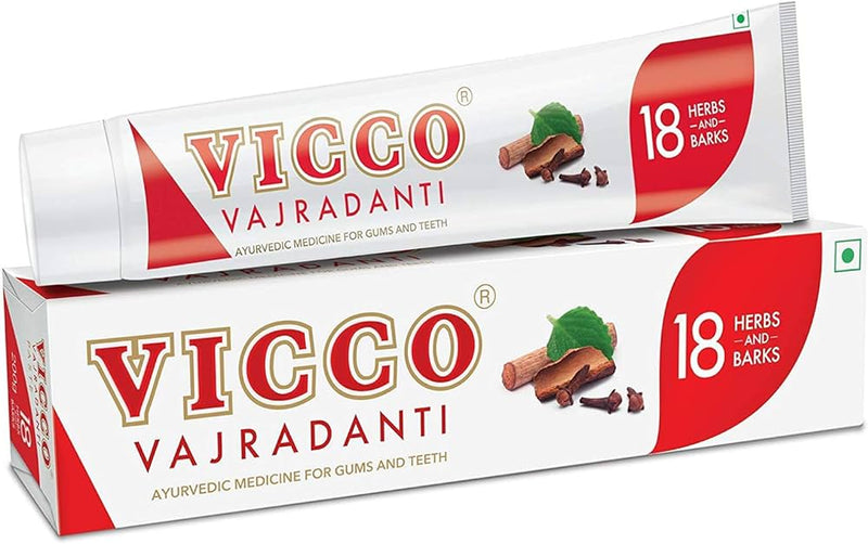 Vicco Vajradanti Toothpaste (18 Herbs & Barks), 150g