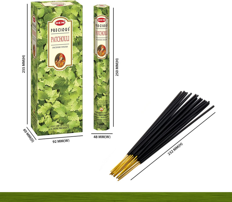 HEM Precious Patchouli Incense Sticks - 120 Sticks Total