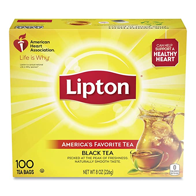 Lipton Yellow Label Black Tea, 100 Tea Bag