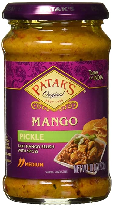 Patak's  Mango Pickle, (medium)  283g(10 Oz)