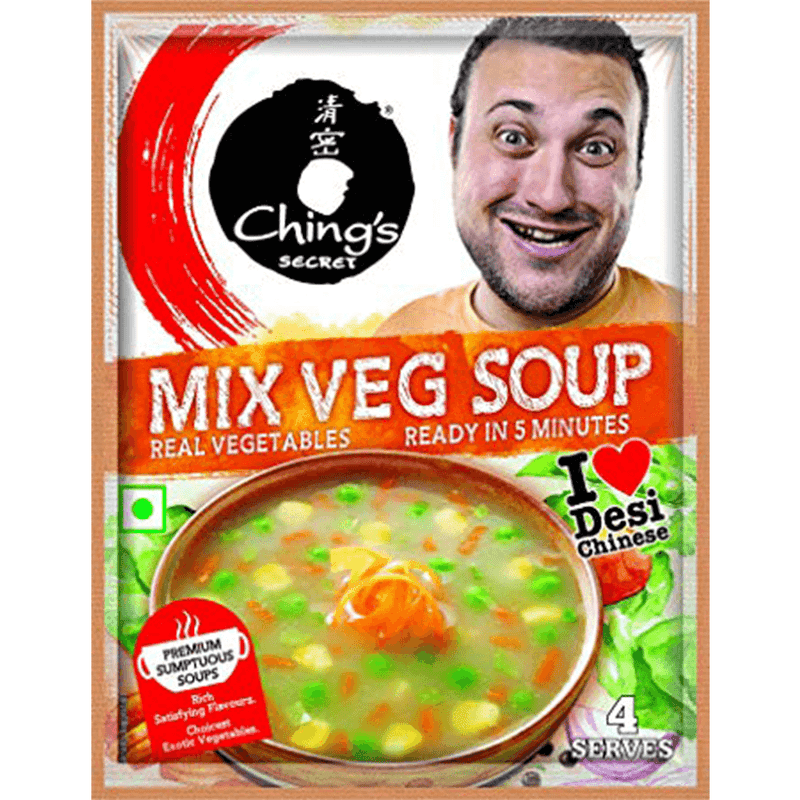 Ching's Instant Mix veg Soup, 1.94oz (55g)