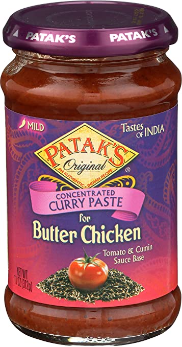 Patak's Butter Chicken Curry Spice Paste (Mild)  11oz