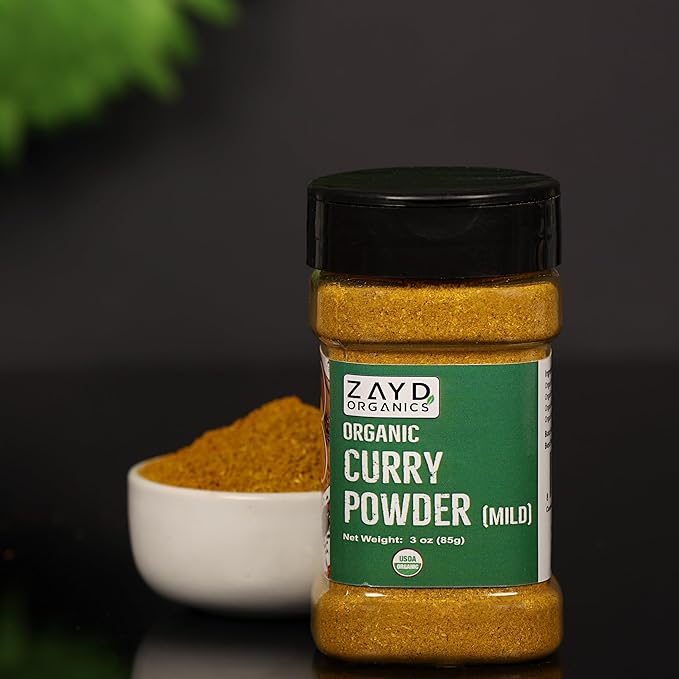 Zayd Organics Curry Powder Mild, 3oz (Jar)