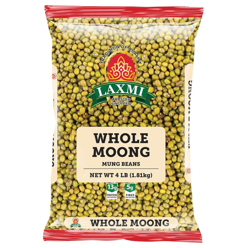 Laxmi Moong Whole (Bold), 4lb