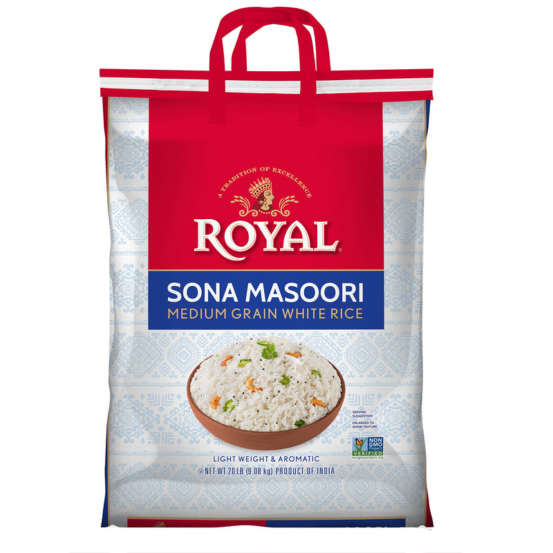 Royal Sona Masoori Rice, 20-Pounds