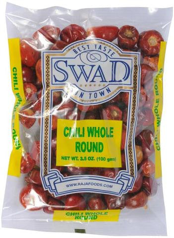 Swad Chili Whole Round 3.5oz (100g)