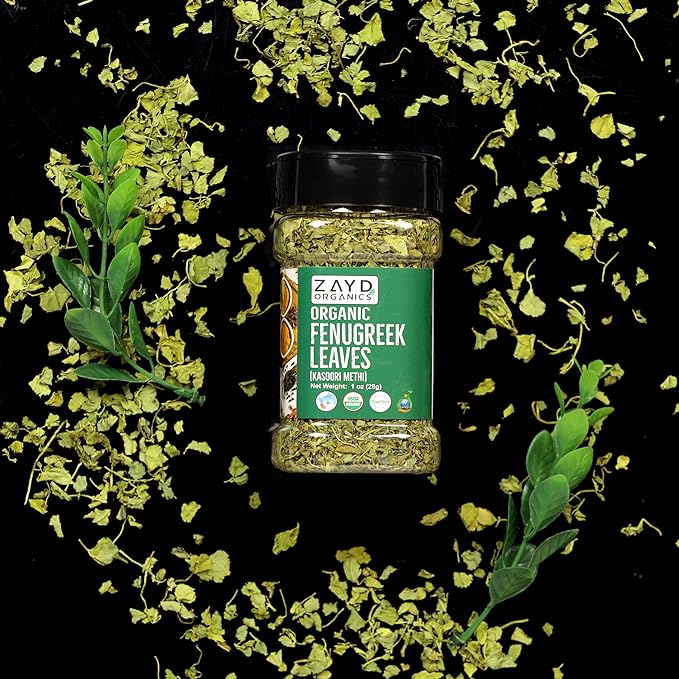 Zayd Organics Kasoori Methi, 1oz (Jar)