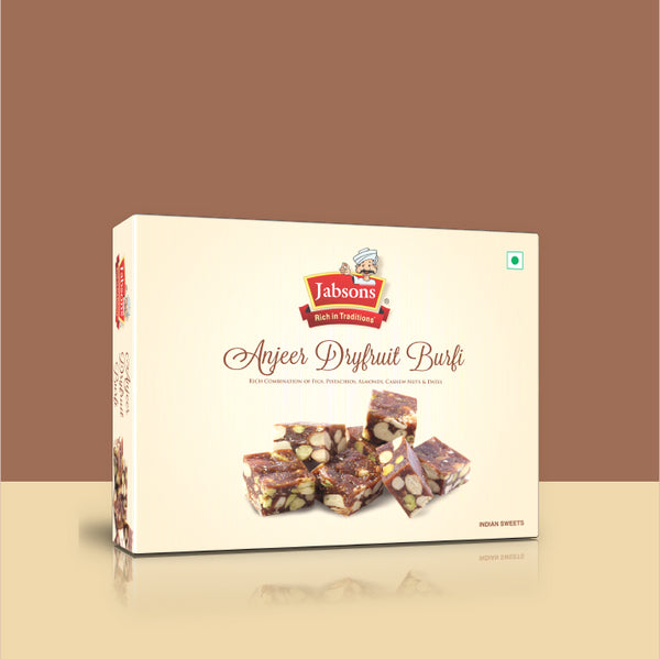 Jabsons Anjeer DryFruit Burfi 350g