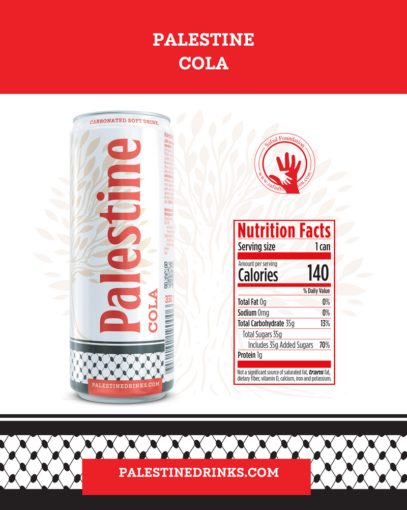 Palestine Cola Soda | Palestine Drink | 330ml Can