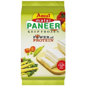 Amul Malai Paneer (Indian Cottage Cheese)  Block Pack 2.2lb (1kg)