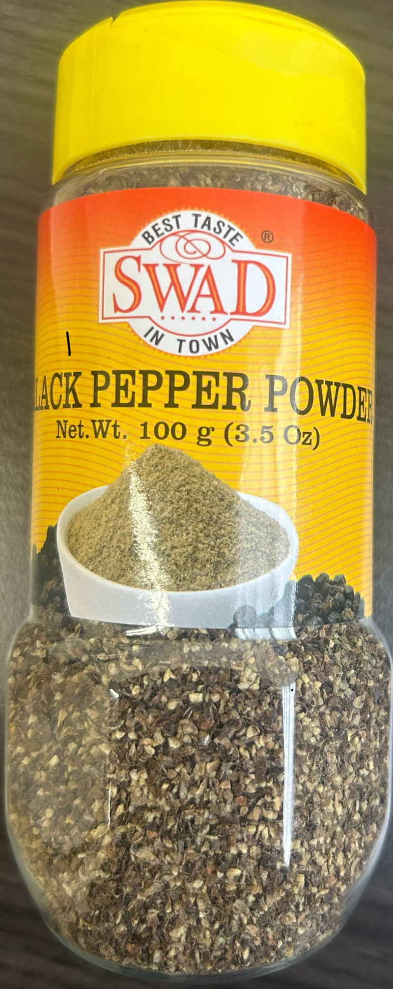 Swad Black Pepper Powder, 100g (Bottle)