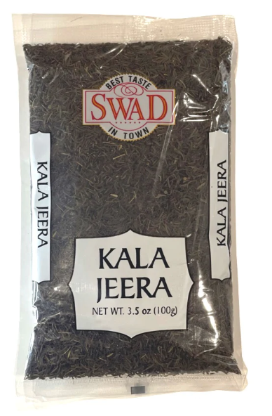 Swad Black Cumin Seeds, Kala Jeera, 3.5oz
