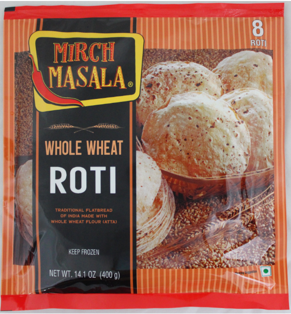 Mirchi Roti Mirch Masala Whole Wheat Roti, 8pcs