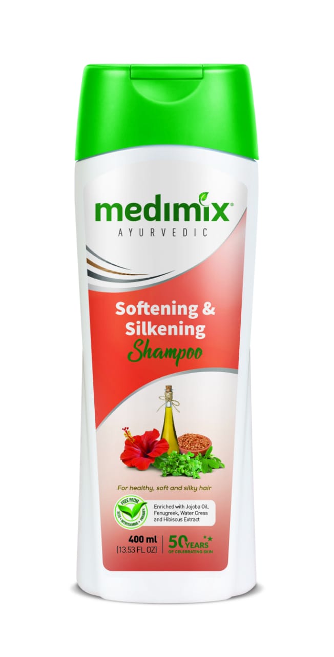 Medimix Ayurvedic Softening & Silkening Shampoo, 400ml