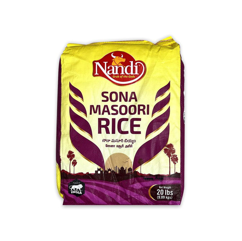 Maghandi Rice Nandi Sona Masoori Rice, 20lbs